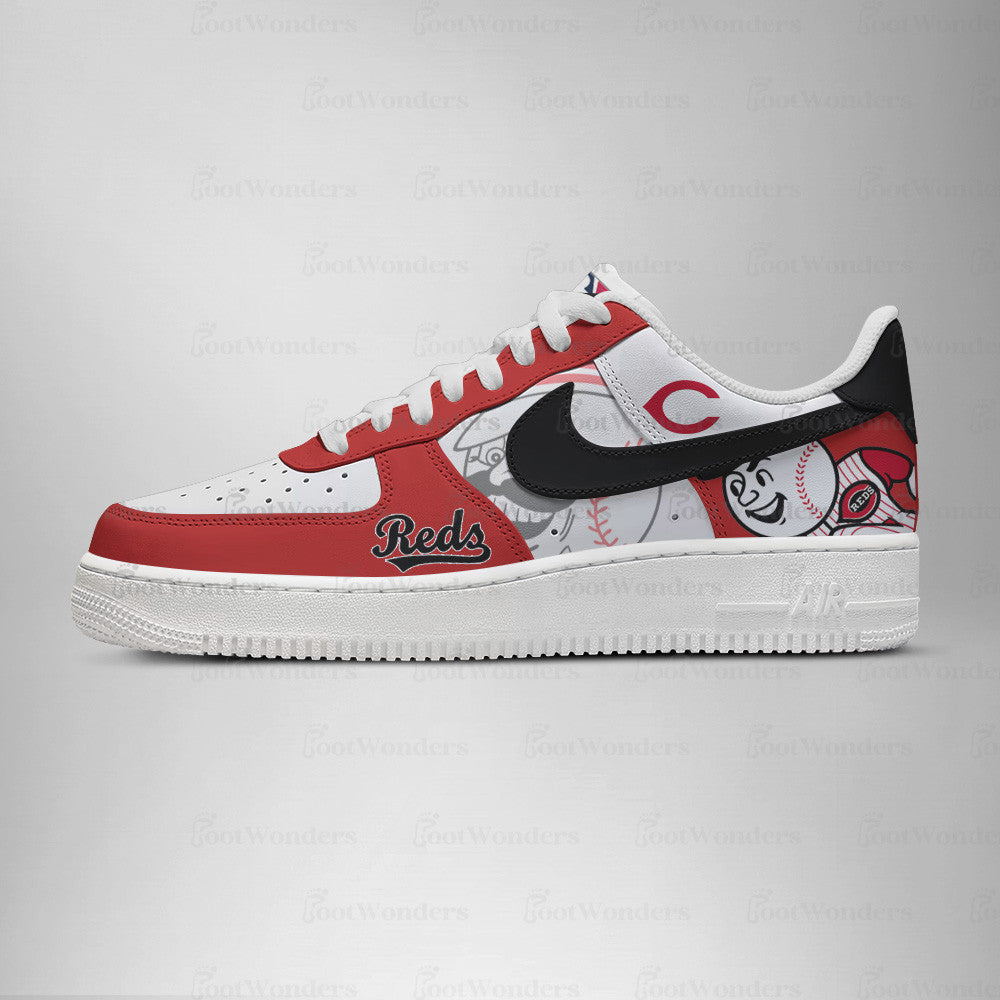 Cincinnati Reds MLB AF1 Low Top Shoes | ER89