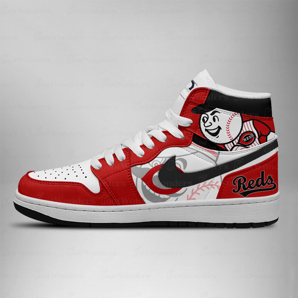 Cincinnati Reds MLB AJ1 High Top Shoes | UH65