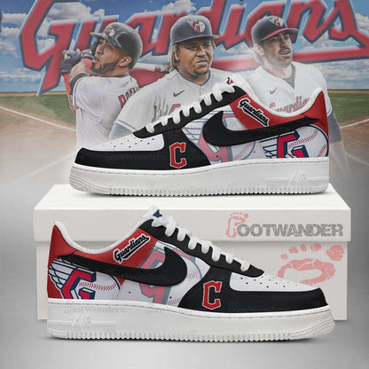 Cleveland Guardians MLB AF1 Low Top Shoes | LQ97