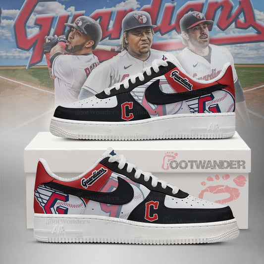 Cleveland Guardians MLB AF1 Low Top Shoes | LQ97