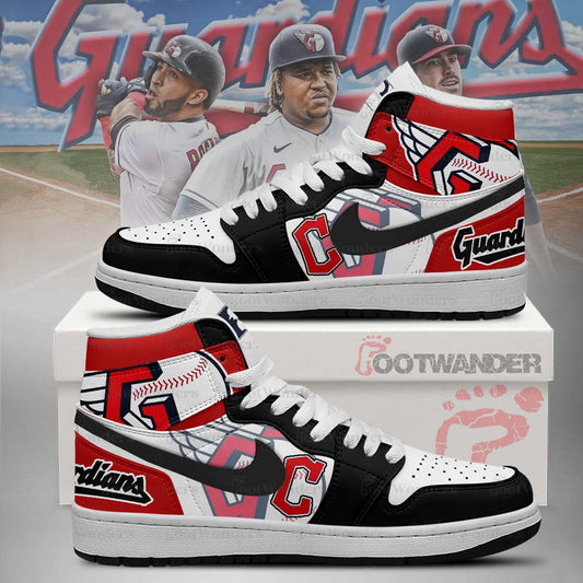 Cleveland Guardians MLB AJ1 High Top Shoes | OX70