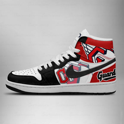Cleveland Guardians MLB AJ1 High Top Shoes | OX70