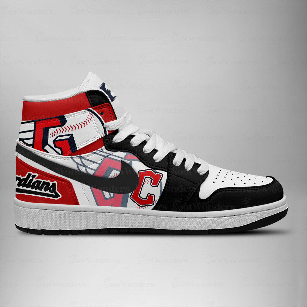 Cleveland Guardians MLB AJ1 High Top Shoes | OX70