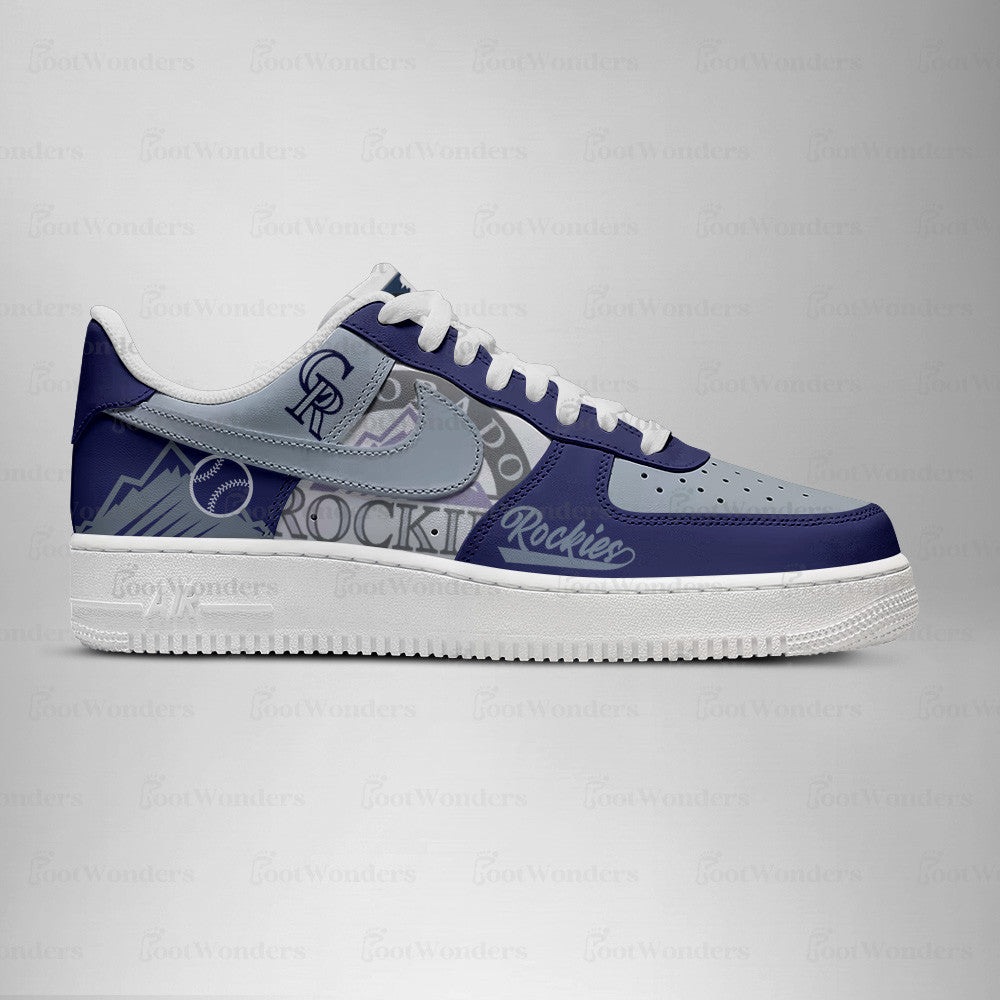 Colorado Rockies MLB AF1 Low Top Shoes | PS28