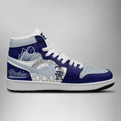 Colorado Rockies MLB AJ1 High Top Shoes | NN65