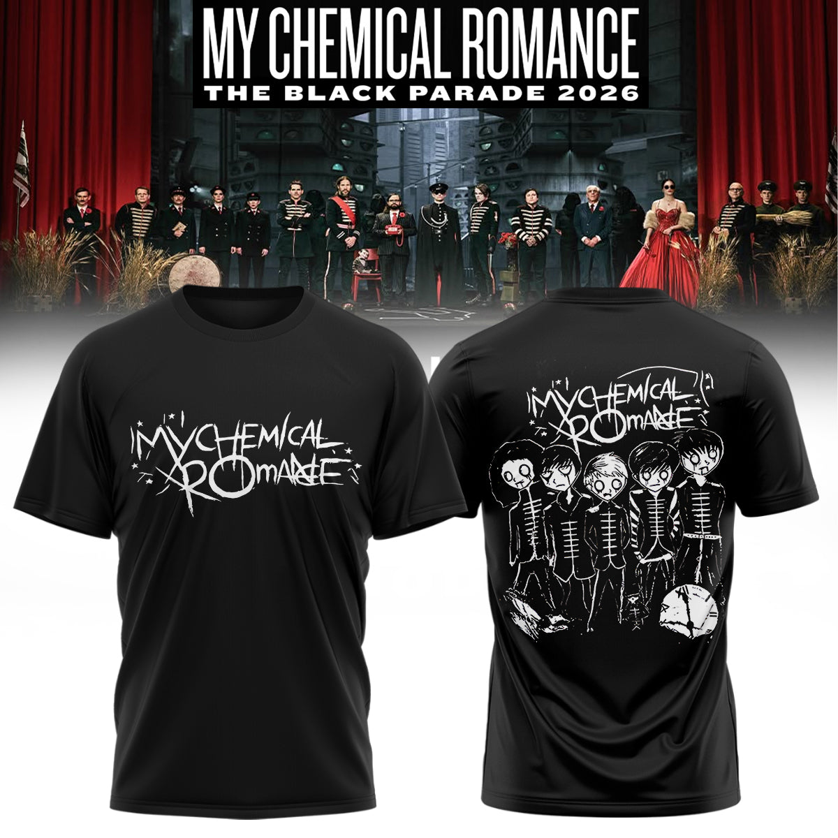 My Chemical Romance Limited Edition Signature shirt | LU54