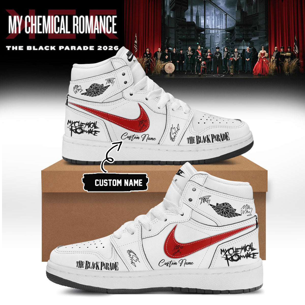 ,My Chemical Romance Limited Edition Signature Shoes | YR14