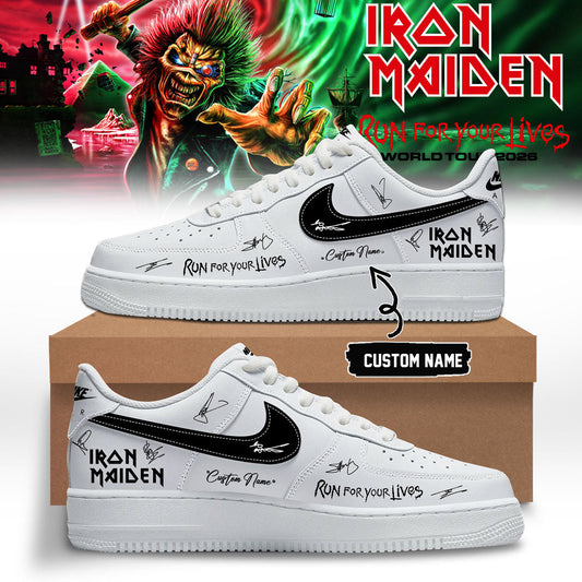 Iron Maiden - Run For Your Lives World Tour Shoes AF1 | HG44