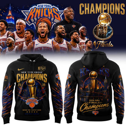 New York Knicks Basketball NBA Rings Champions Hoodie | BK59