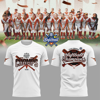 Texas Longhorns 2026 SEC Softball Tournament Champions Locker Room Shirt | UF16