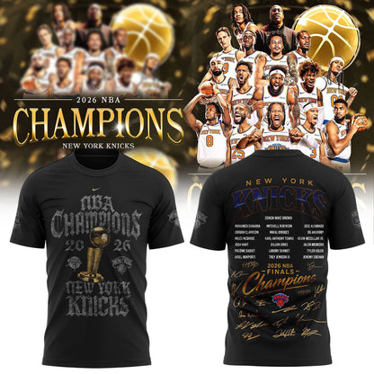 New York Knicks 2026 NBA Finals Champions T-Shirt | UO25
