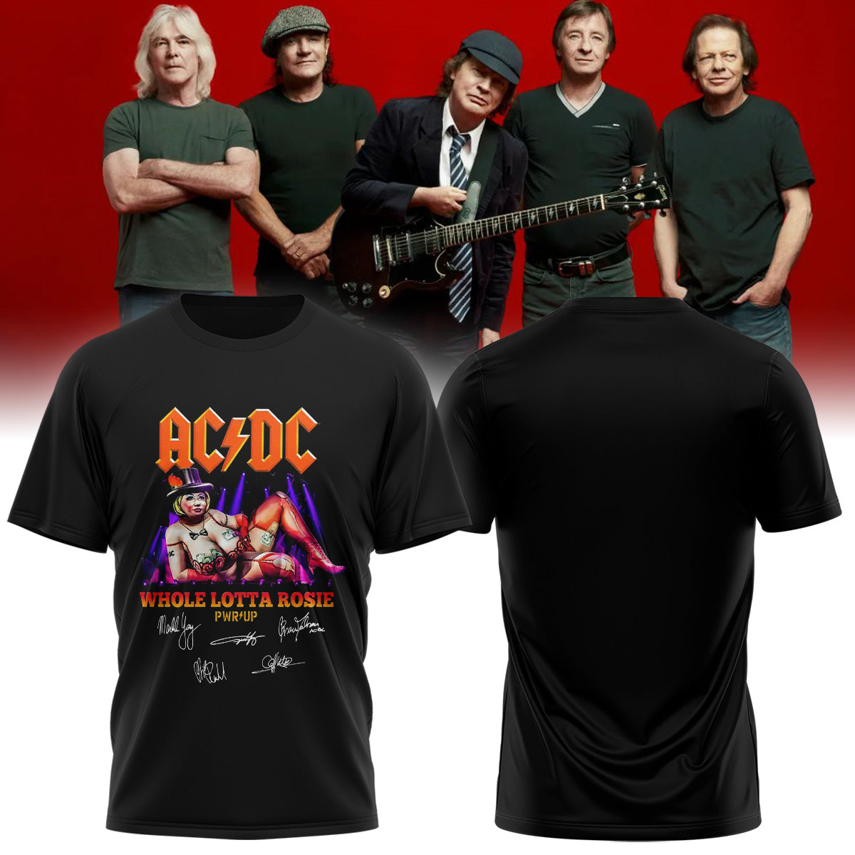 Vintage AC/DC Power Up Tour 2026 T-Shirt