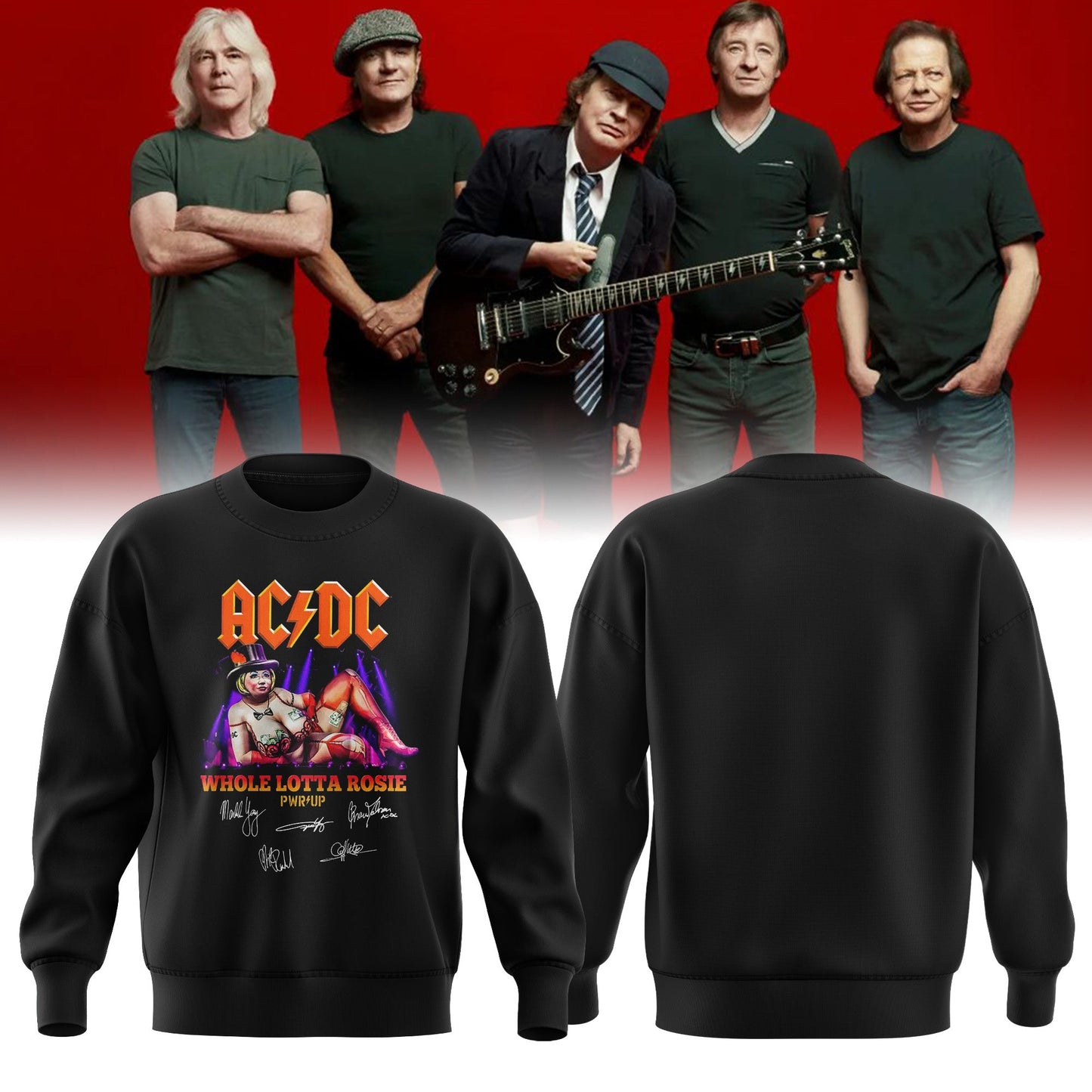Premium AC/DC Power Up Tour 2026 Sweatshirt