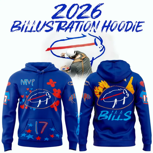 Buffalo Bills Billustration 2026 Limited Edition Hoodie | CL72