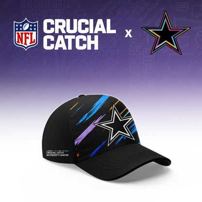 Men's Black Dallas Cowboys 2026 Crucial Catch Sideline Standard Issue Dri-FIT Pullover Hoodie | HR40