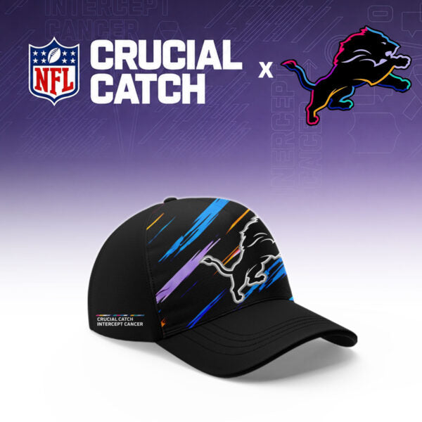 Men's Black Detroit Lions 2026 Crucial Catch Sideline Standard Issue Pullover Hoodie