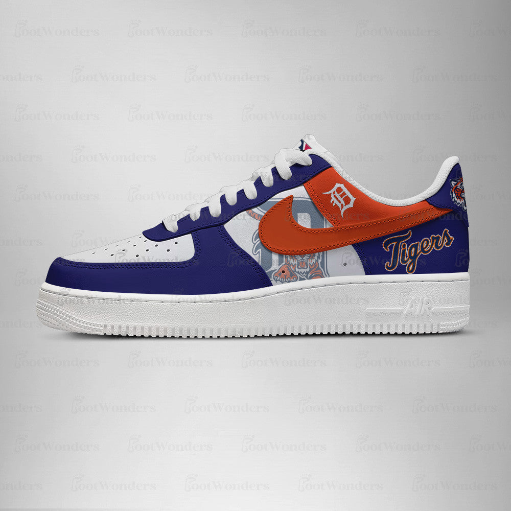 Detroit Tigers MLB AF1 Low Top Shoes | IK68