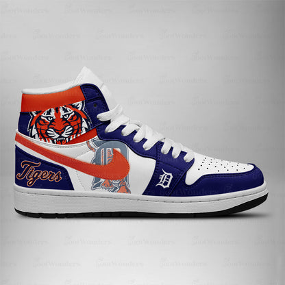 Detroit Tigers MLB AJ1 High Top Shoes | GM47