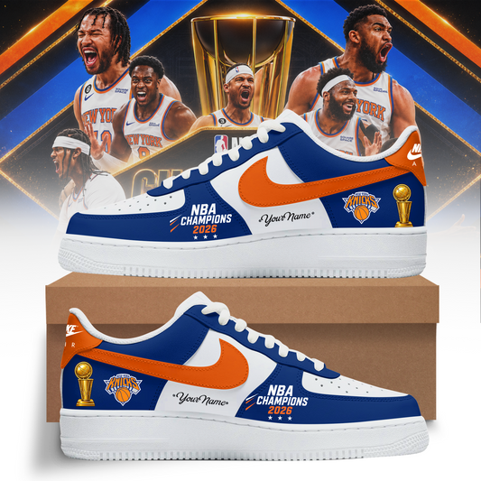 Custom New York Knicks Champions NBA AF1 Sneaker | MA29