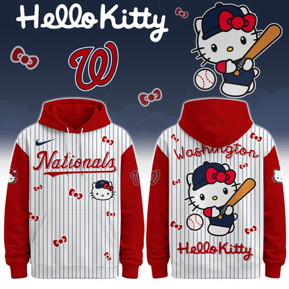 Washington Nationals - Hello Kitty Limited Editions Hoodie | DG24