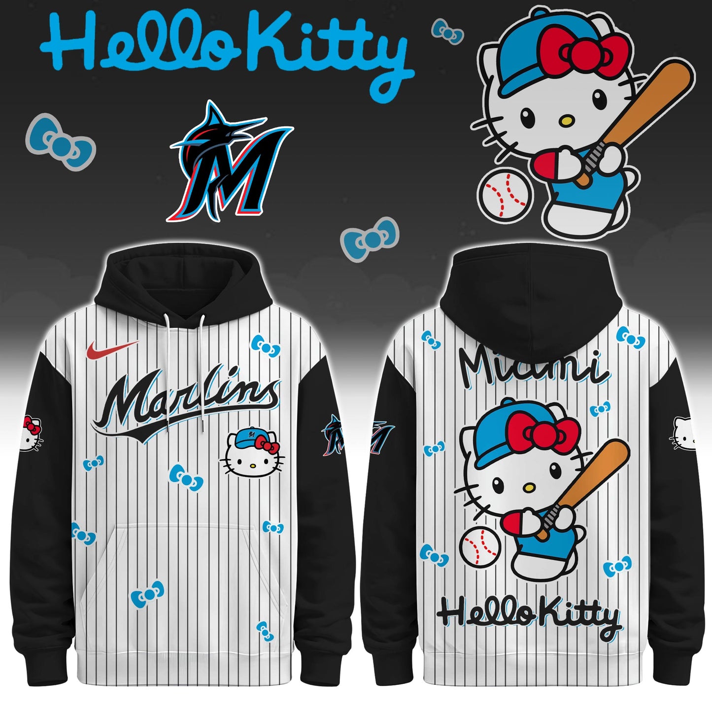 Miami Marlins - Hello Kitty Limited Editions Hoodie | QV24