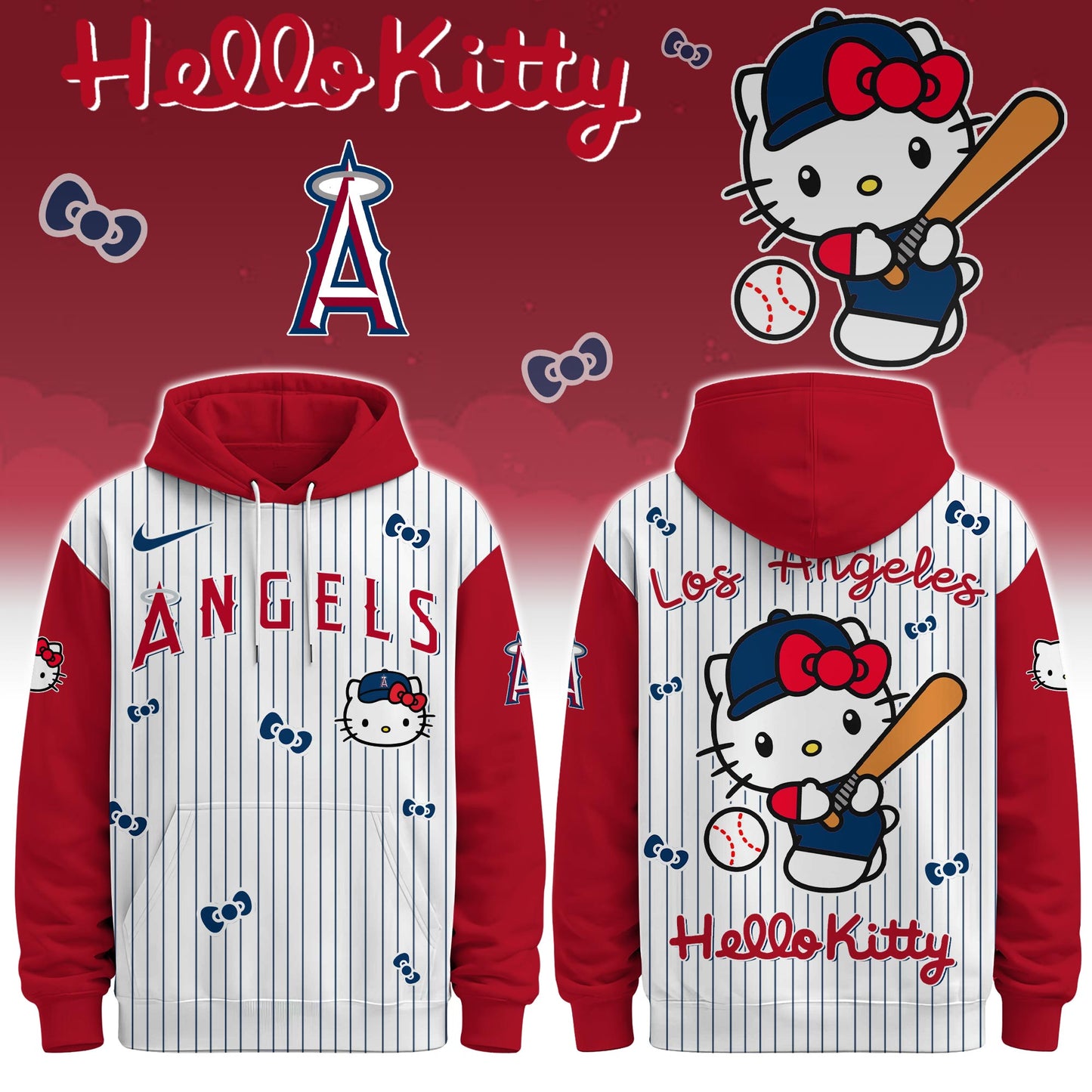 Los Angeles Angels - Hello Kitty Limited Editions Hoodie | JJ30