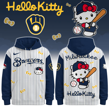 Milwaukee Brewers - Hello Kitty Limited Editions Hoodie | DU91