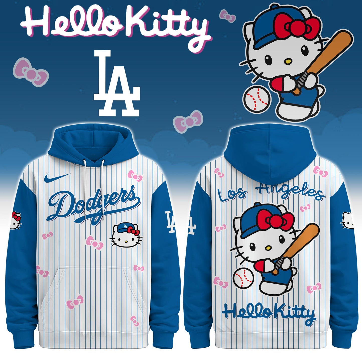 Los Angeles Dodgers - Hello Kitty Limited Editions Hoodie | SQ35