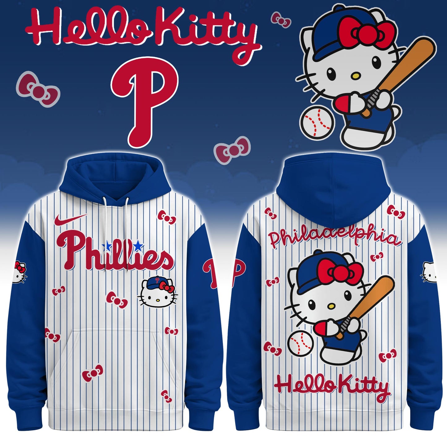Philadelphia Phillies - Hello Kitty Limited Editions Hoodie | FU54