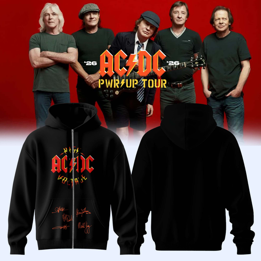AC/DC " Power Up Tour " 2026 – Zip Hoodie | WR69