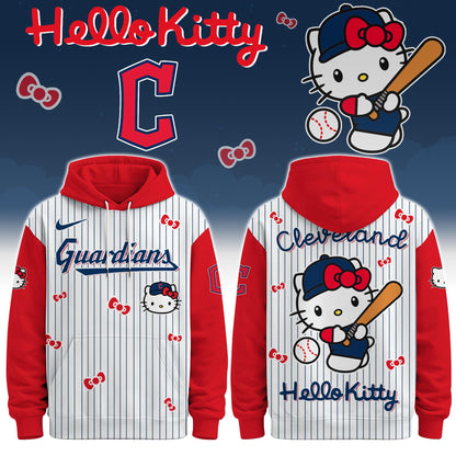 Cleveland Guardians - Hello Kitty Limited Editions Hoodie | OW93