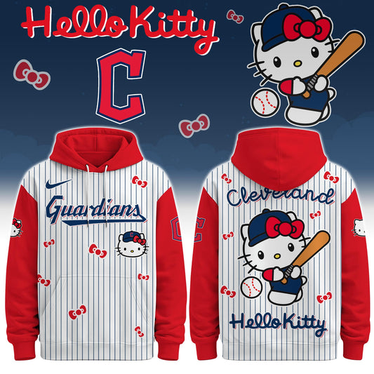 Cleveland Guardians - Hello Kitty Limited Editions Hoodie | OW93