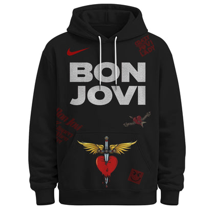 Bon Jovi The Forever Tour Limited Edition Hoodie Concert Merchandise