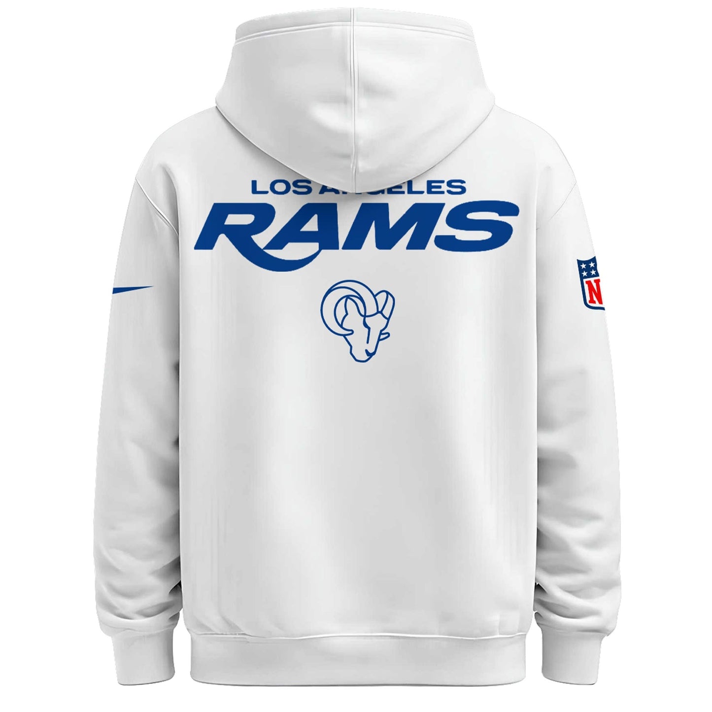 LAR Rams Classic Sol White Hoodie | MN72