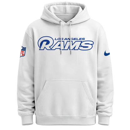 LAR Rams Classic Sol White Hoodie | MN72