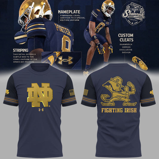 Limited Edition Notre Dame Football ” 2026 Shamrock Series uniforms ” T-shirt