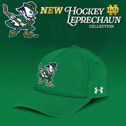Notre Dame Fighting Irish Hockey Leprechaun Limited Editions Hoodie - Green