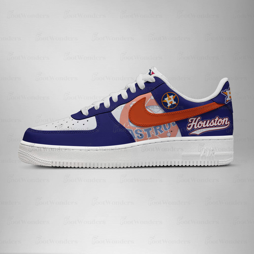 Houston Astros MLB AF1 Low Top Shoes | AC69