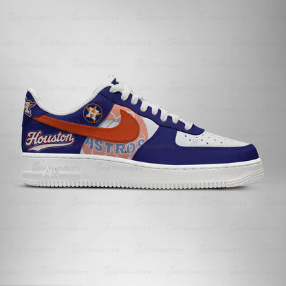 Houston Astros MLB AF1 Low Top Shoes | AC69