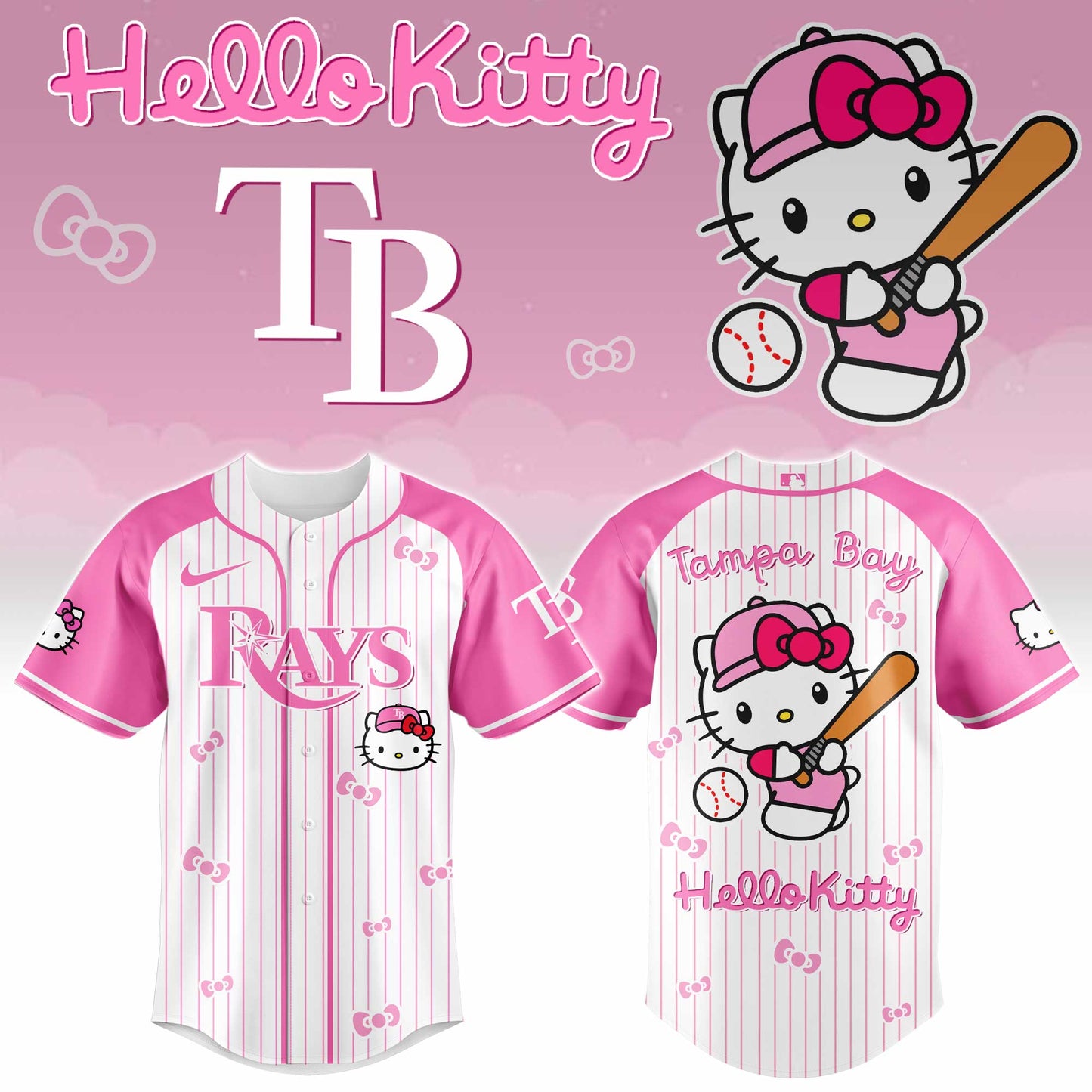 Tampa Bay Rays - Hello Kitty 2026 Limited Editions Jersey Ver 2 | KH93