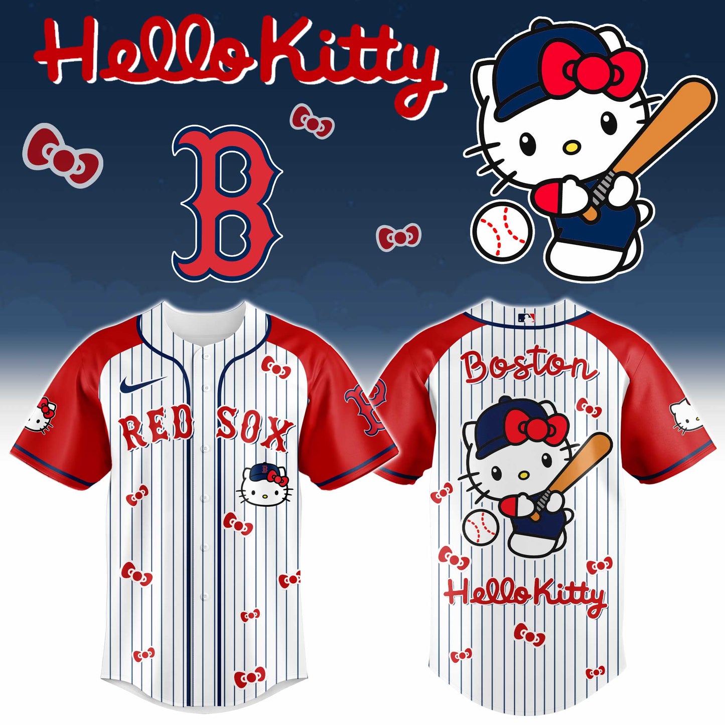 Boston Red Sox - Hello Kitty 2026 Limited Editions Jersey | FE25