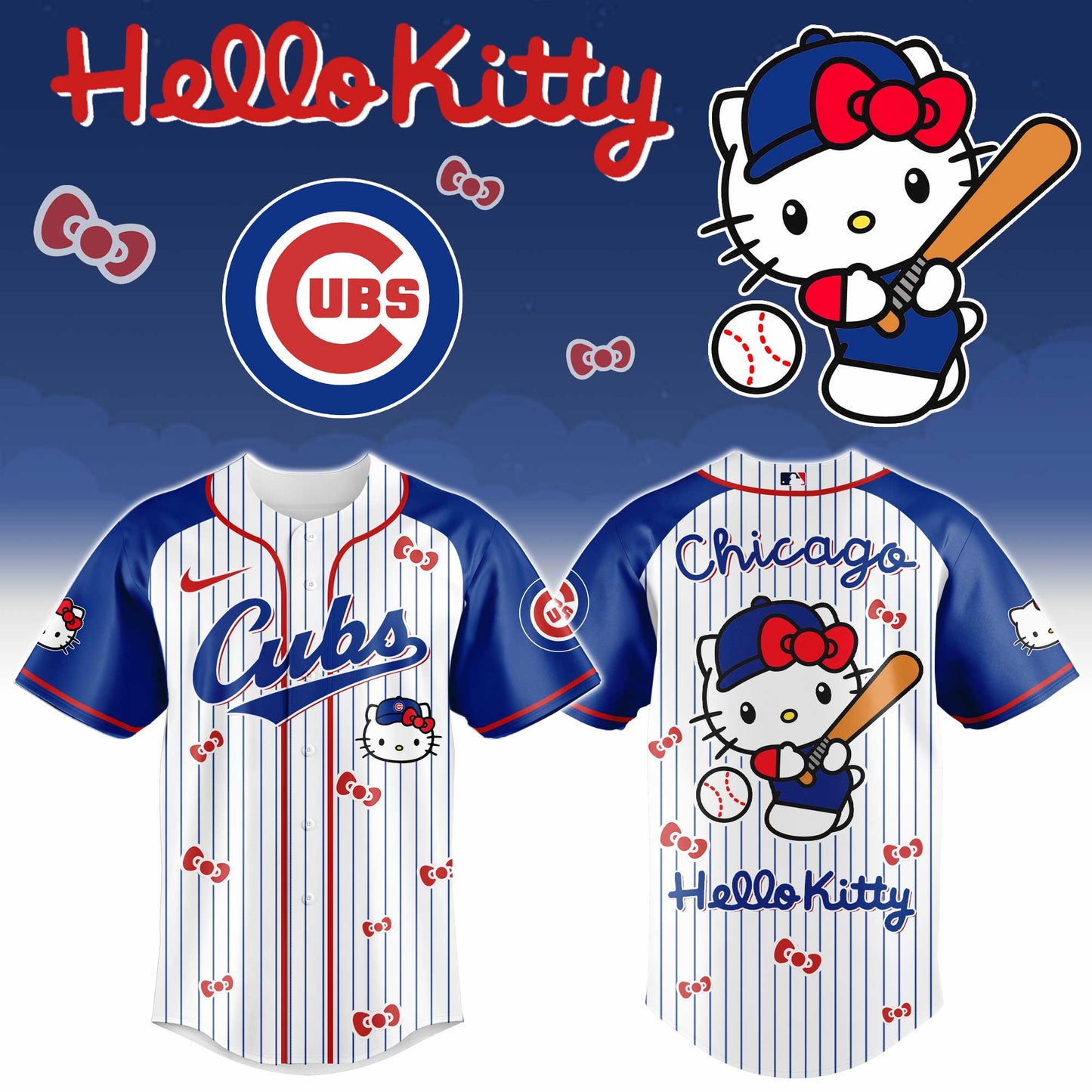 Chicago Cubs - Hello Kitty 2026 Limited Editions Jersey | II30