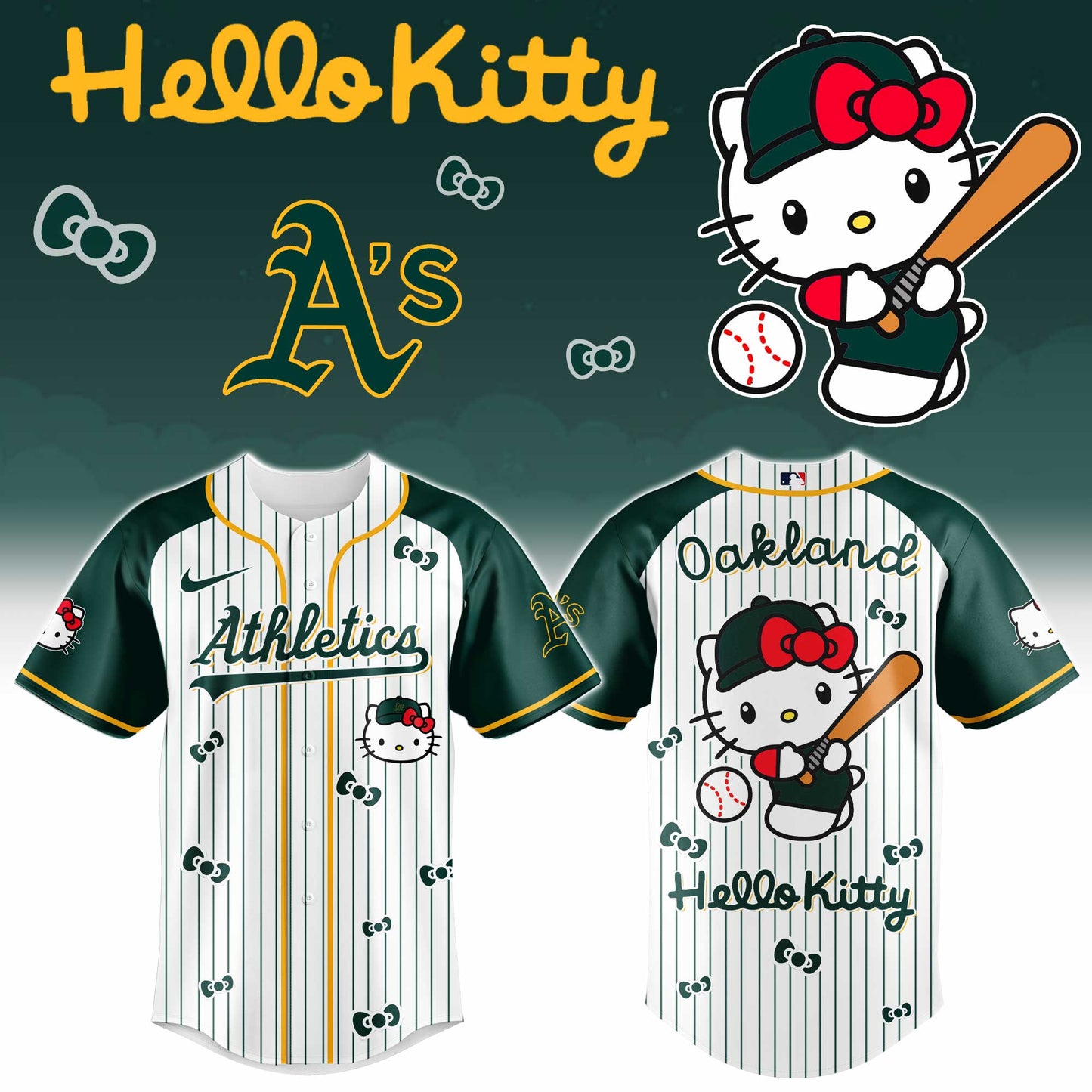 Oakland Athletics - Hello Kitty 2026 Limited Editions Jersey | UE47