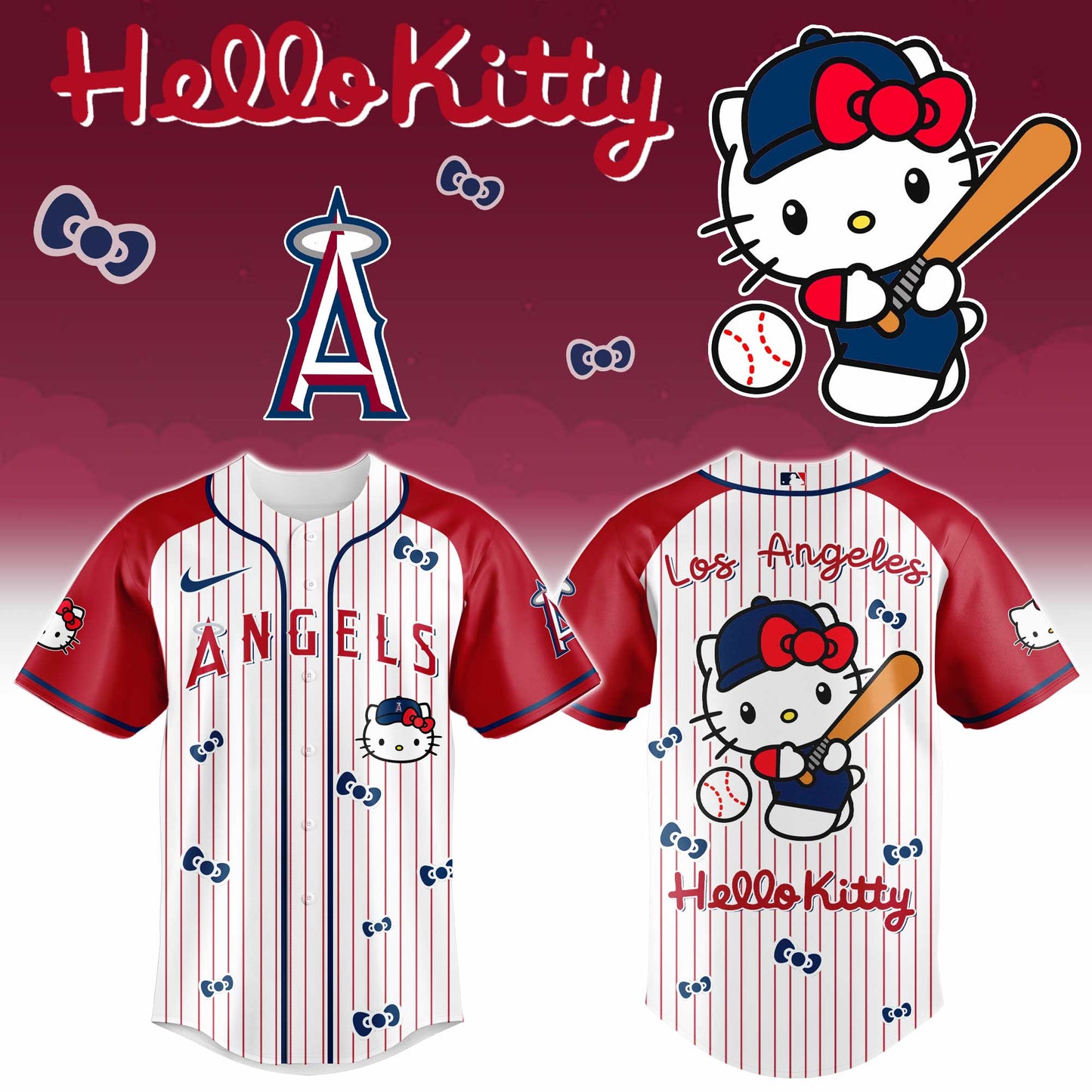 Los Angeles Angels - Hello Kitty 2026 Limited Editions Jersey | QI40