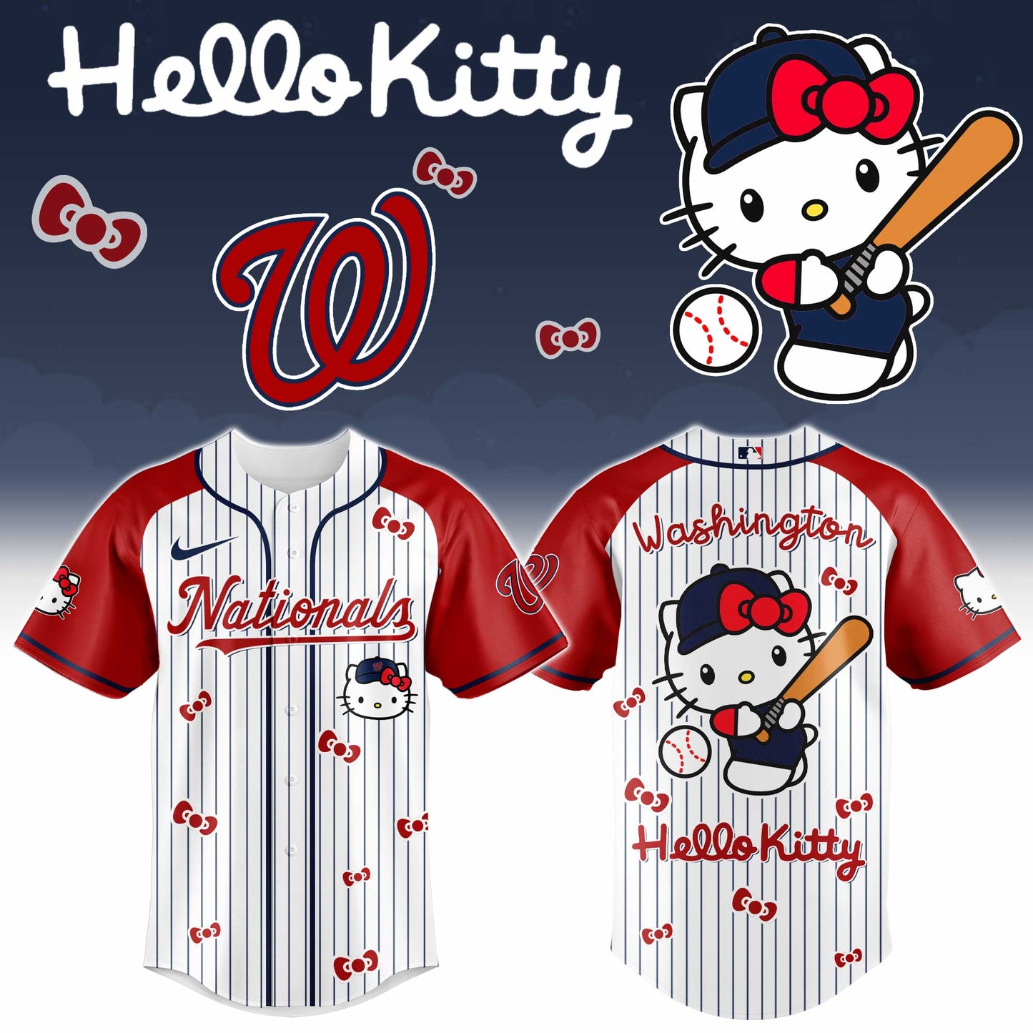 Washington Nationals - Hello Kitty 2026 Limited Editions Jersey | XT26