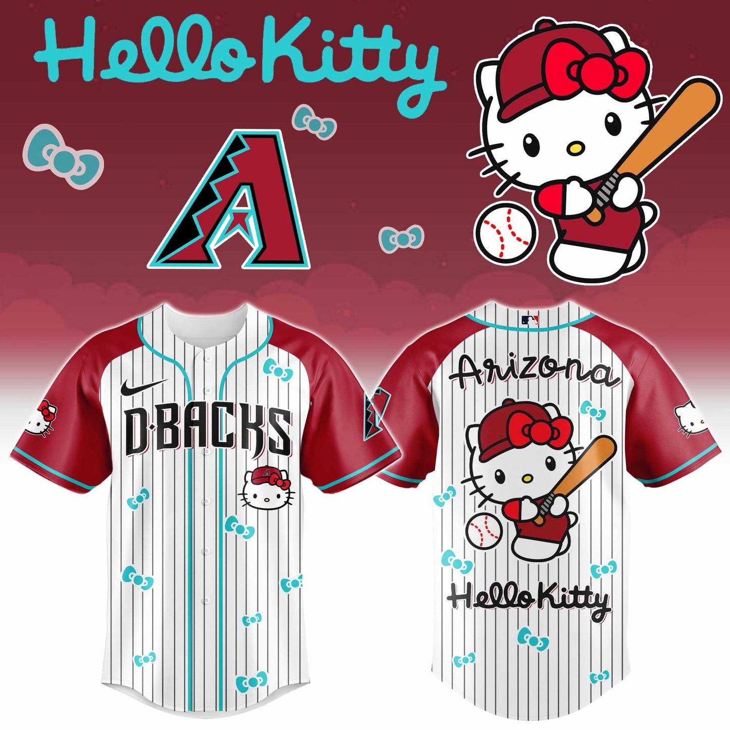 Arizona Diamondbacks - Hello Kitty 2026 Limited Editions Jersey | XY90