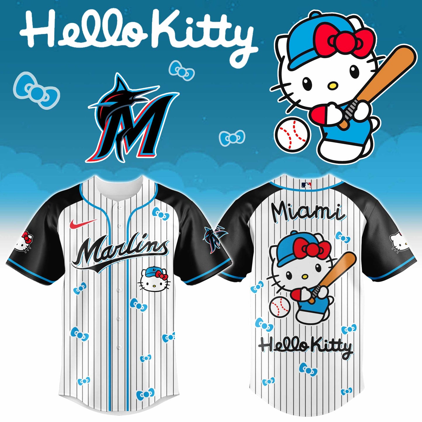 Miami Marlins - Hello Kitty 2026 Limited Editions Jersey | LW86