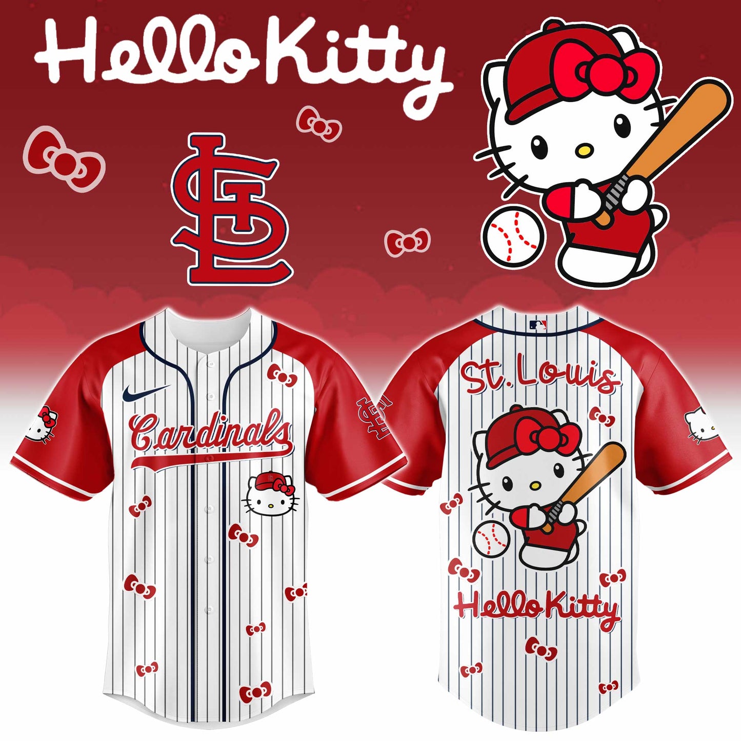 St. Louis Cardinals - Hello Kitty 2026 Limited Editions Jersey | WK53