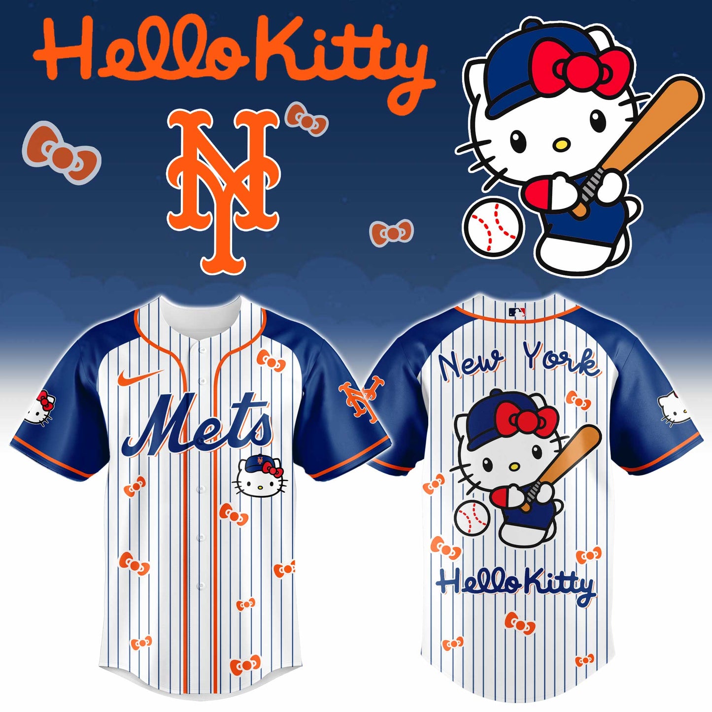 New York Mets - Hello Kitty 2026 Limited Editions Jersey | GB40