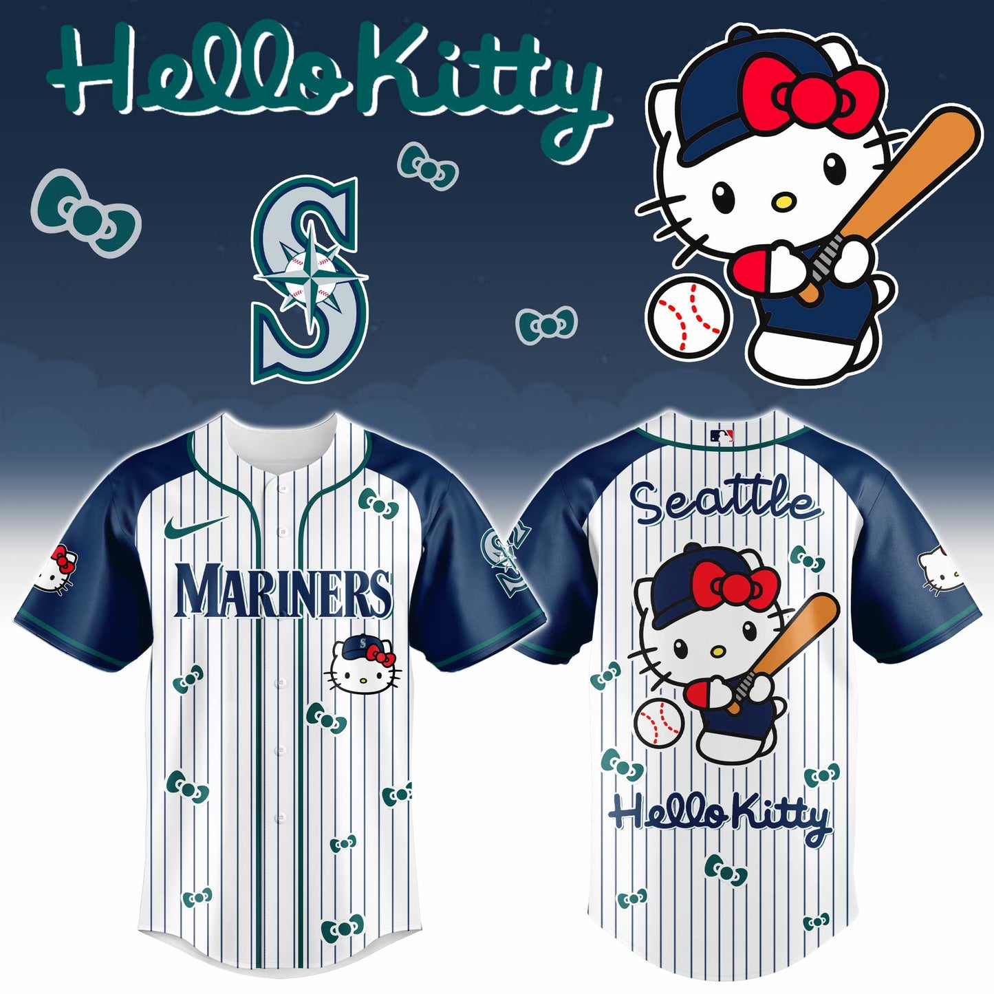 Seattle Mariners - Hello Kitty 2026 Limited Editions Jersey | GQ91
